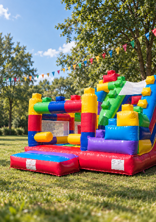 Profesionální skákací hrad pro děti na festivaly